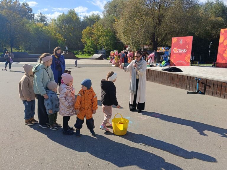 Игровая программа для детей в Городском парке культуры и отдыха г. Чехов
